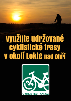 Cyklisti v okolí Lokte nad Ohří